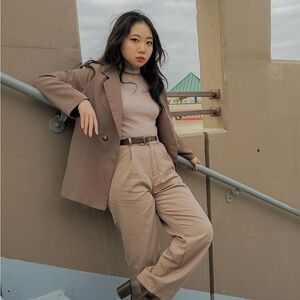 YesStyle Stylish Tan Women's Blazer